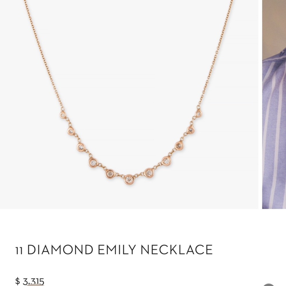 Jacquie Aiche 11 Diamond Emily Necklace